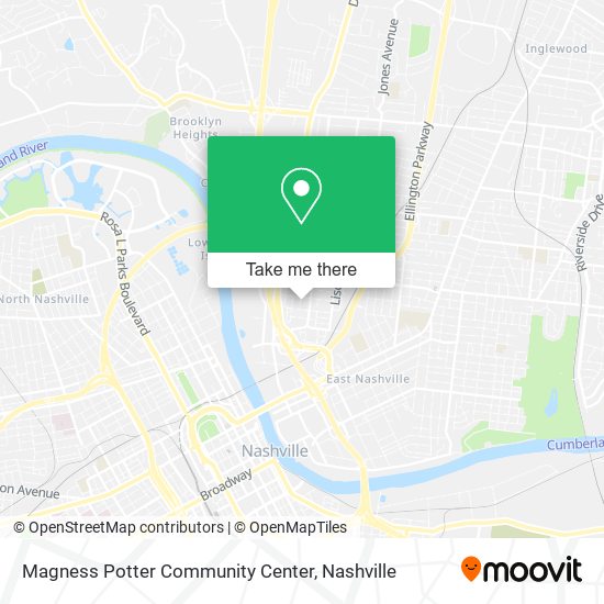 Magness Potter Community Center map