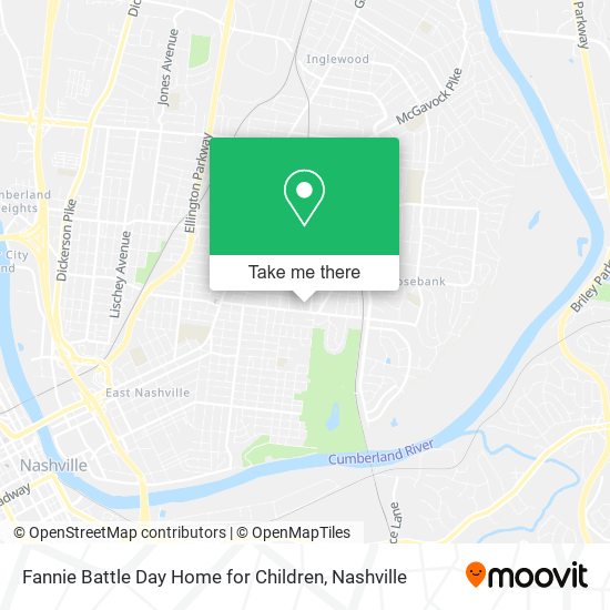 Fannie Battle Day Home for Children map