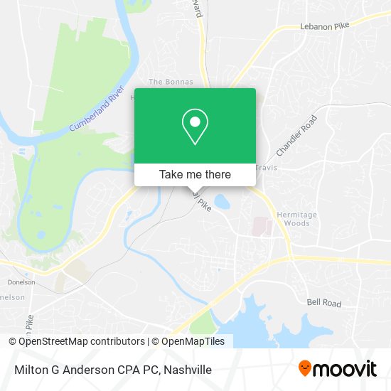 Milton G Anderson CPA PC map