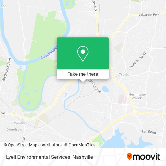 Lyell Environmental Services map