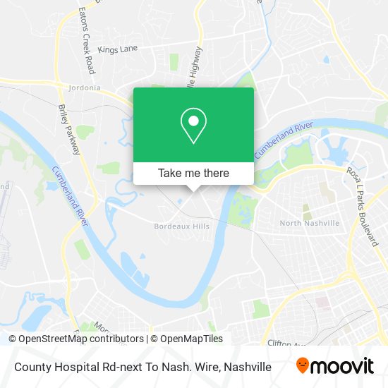 Mapa de County Hospital Rd-next To Nash. Wire