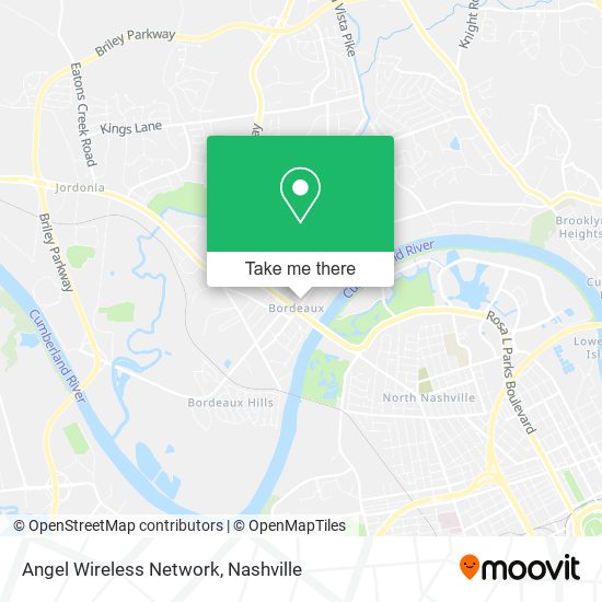Mapa de Angel Wireless Network