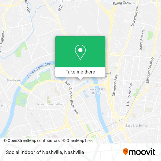 Mapa de Social Indoor of Nashville