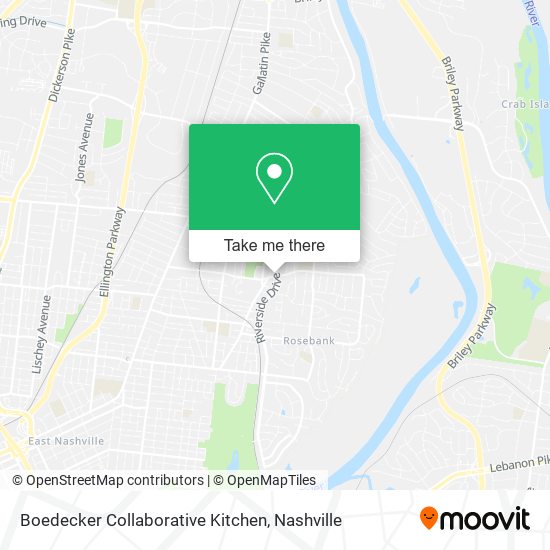 Mapa de Boedecker Collaborative Kitchen