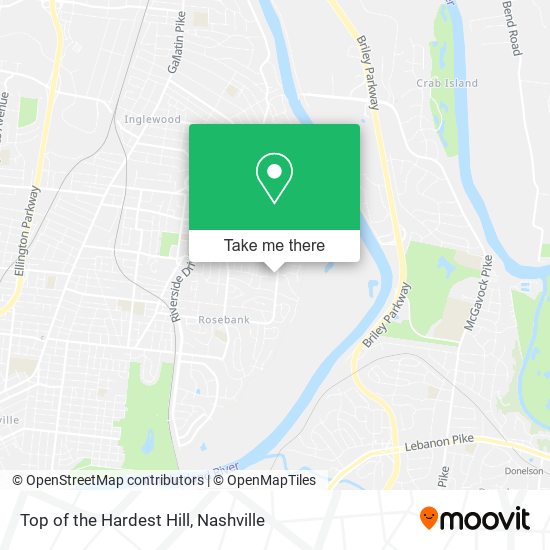 Top of the Hardest Hill map