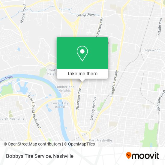 Bobbys Tire Service map