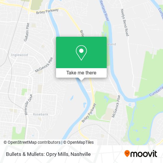 Mapa de Bullets & Mullets: Opry Mills