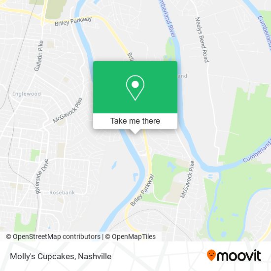 Molly's Cupcakes map