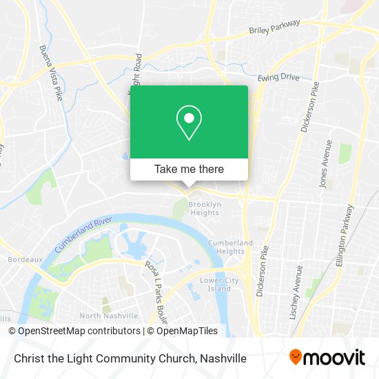 Mapa de Christ the Light Community Church