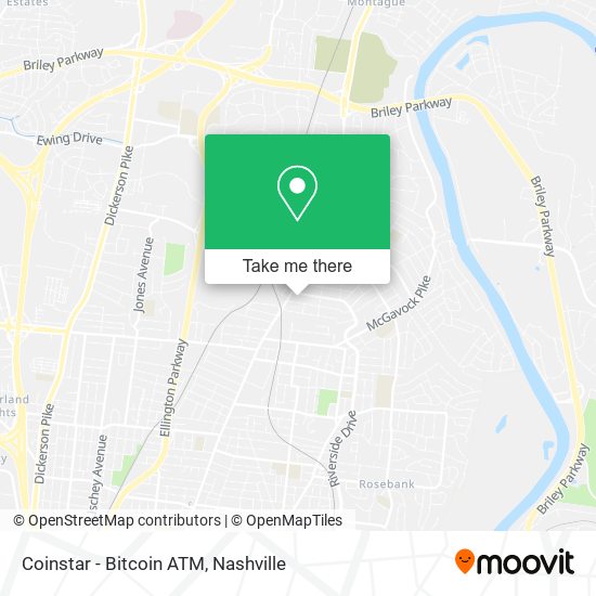 Mapa de Coinstar - Bitcoin ATM