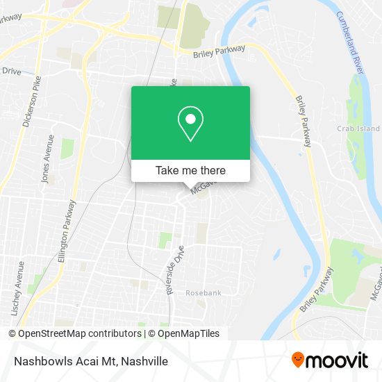 Nashbowls Acai Mt map