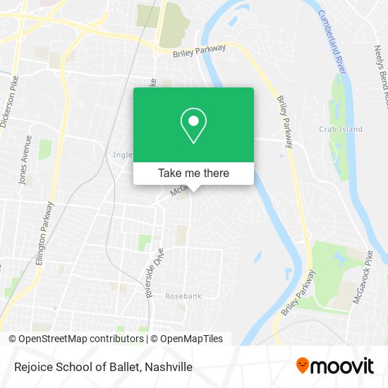 Rejoice School of Ballet map