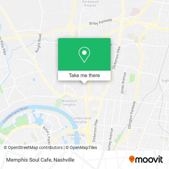 Memphis Soul Cafe map