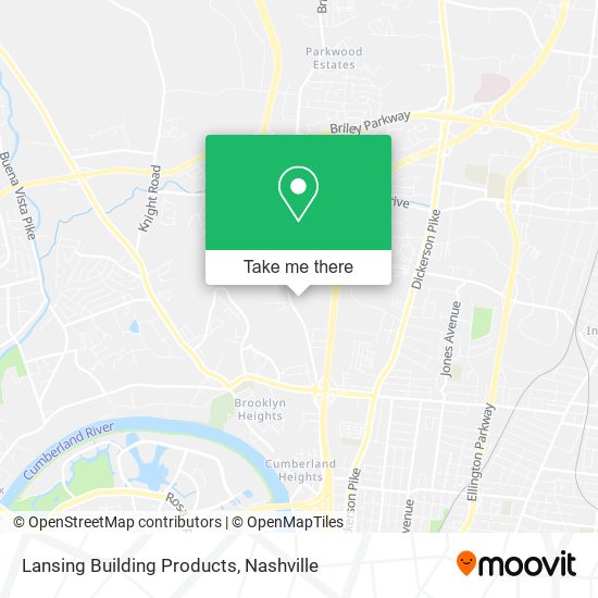 Lansing Building Products map