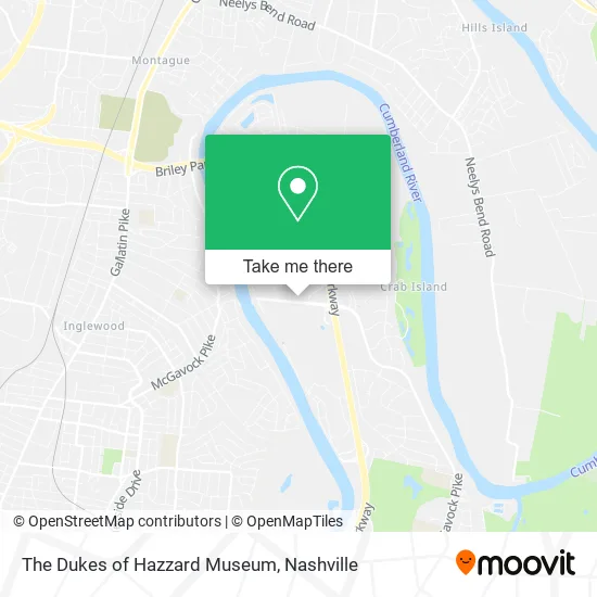 The Dukes of Hazzard Museum map