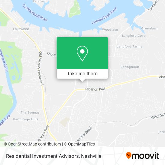 Mapa de Residential Investment Advisors