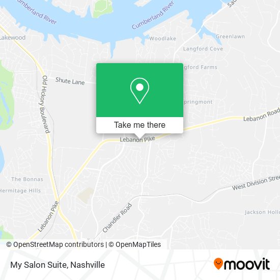 Mapa de My Salon Suite