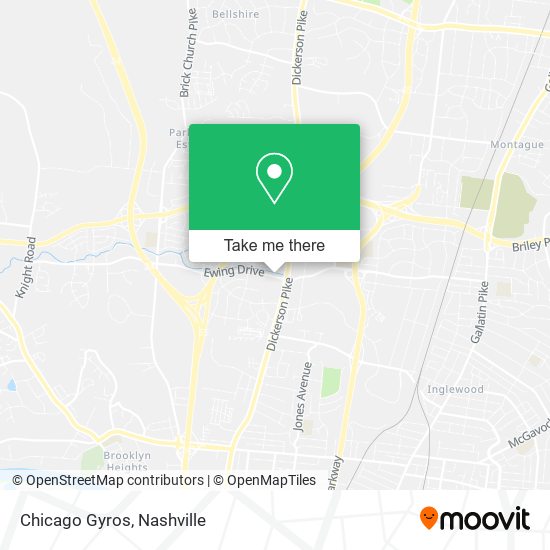 Mapa de Chicago Gyros