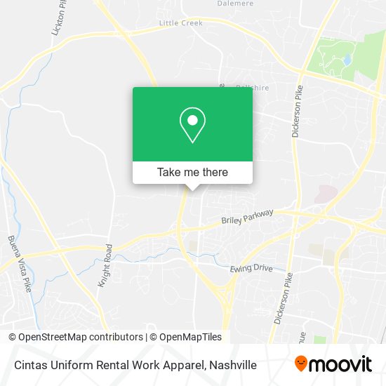 Cintas Uniform Rental Work Apparel map