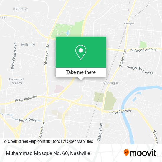 Muhammad Mosque No. 60 map
