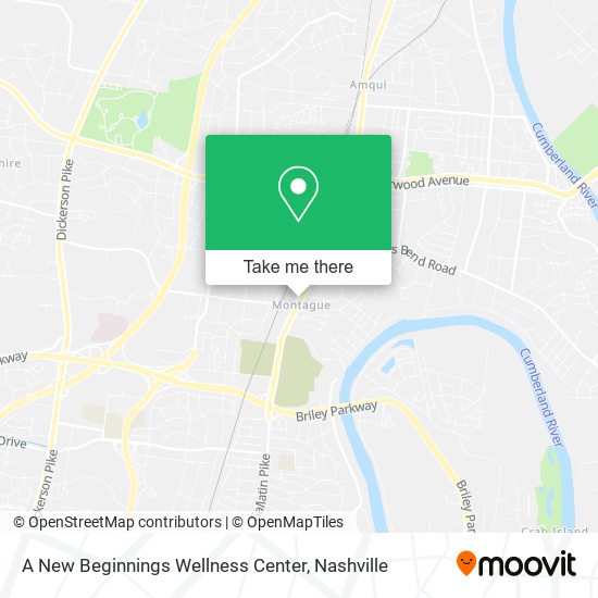 A New Beginnings Wellness Center map