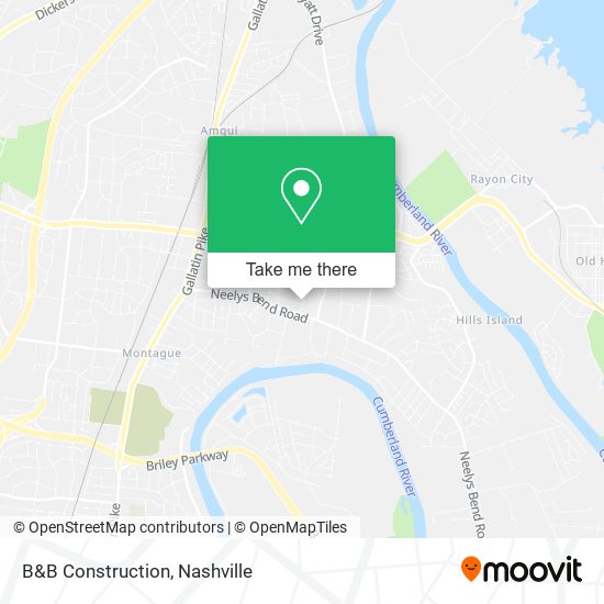Mapa de B&B Construction