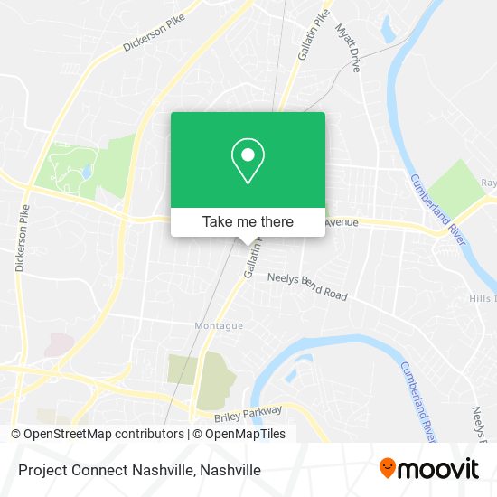 Project Connect Nashville map