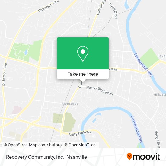 Recovery Community, Inc. map