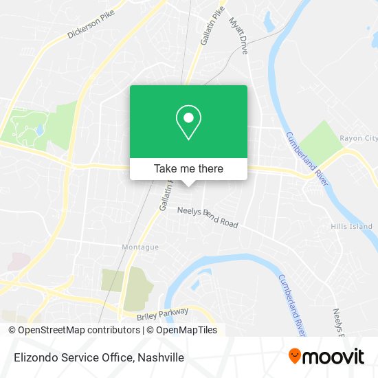 Elizondo Service Office map