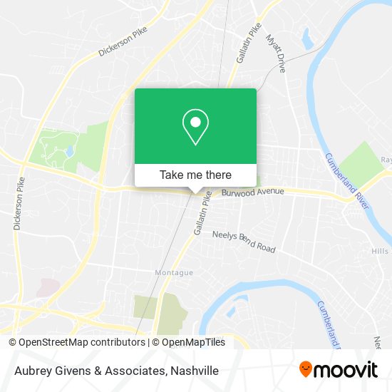 Aubrey Givens & Associates map