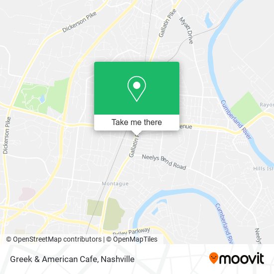 Greek & American Cafe map