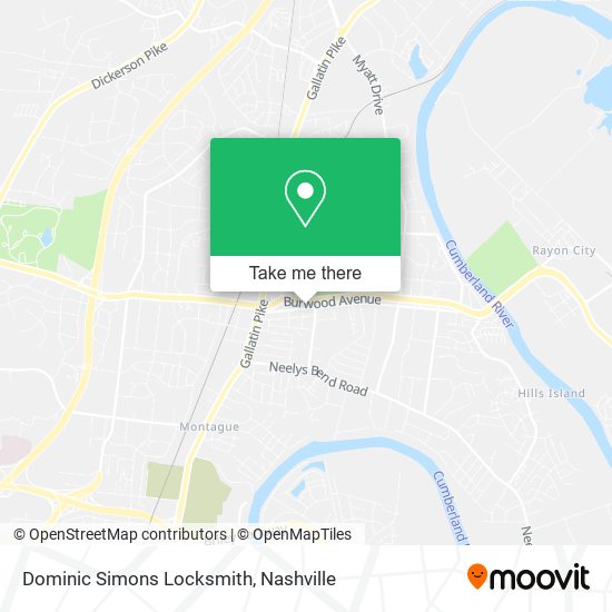 Dominic Simons Locksmith map