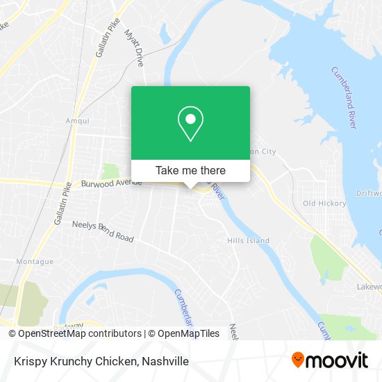 Krispy Krunchy Chicken map