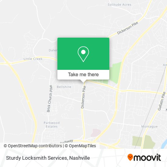 Mapa de Sturdy Locksmith Services