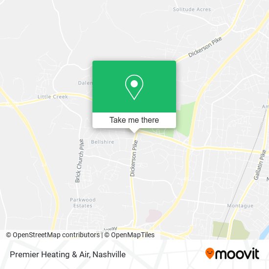 Premier Heating & Air map