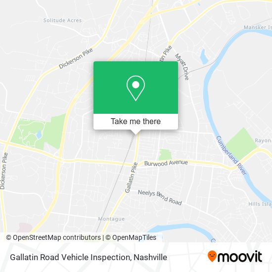 Mapa de Gallatin Road Vehicle Inspection