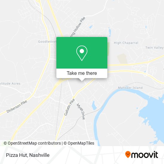 Pizza Hut map