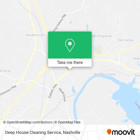 Deep House Cleaning Service map