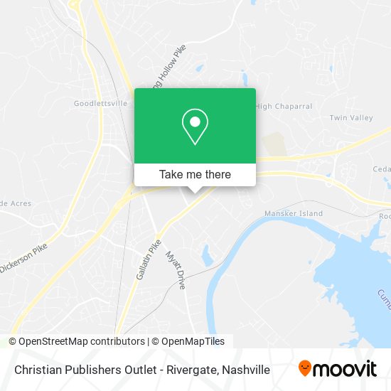 Christian Publishers Outlet - Rivergate map