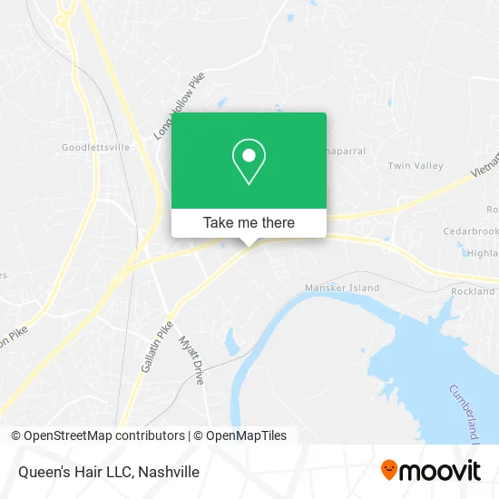 Queen's Hair LLC map