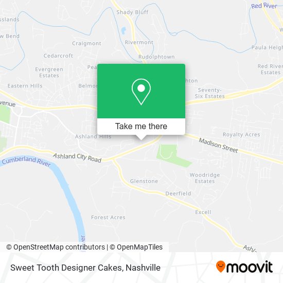 Mapa de Sweet Tooth Designer Cakes