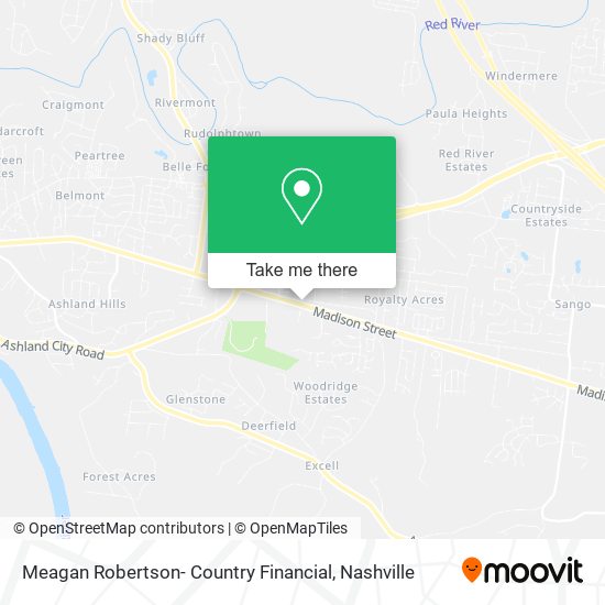 Mapa de Meagan Robertson- Country Financial