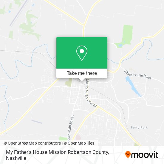 My Father's House Mission Robertson County map