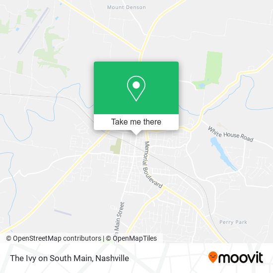 The Ivy on South Main map