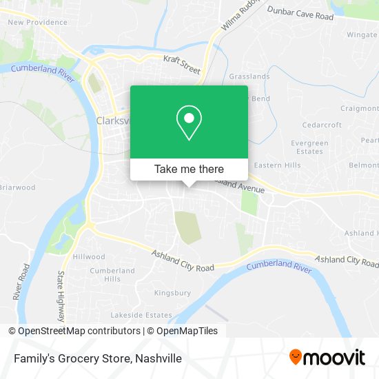 Family's Grocery Store map