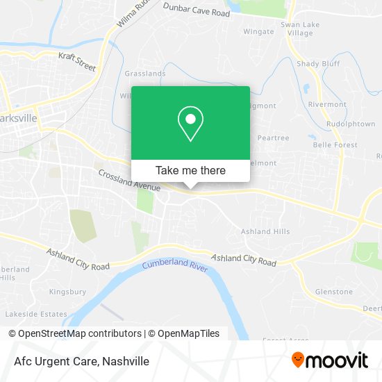 Mapa de Afc Urgent Care