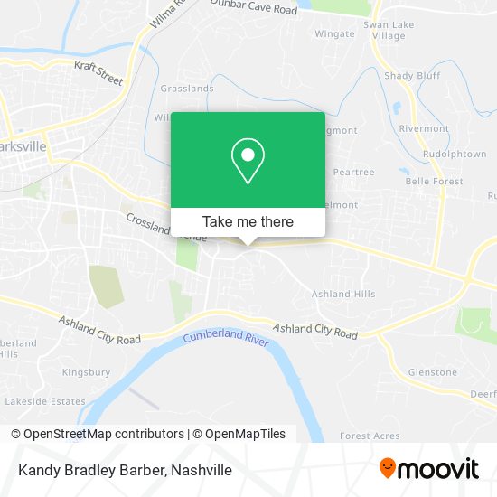 Kandy Bradley Barber map