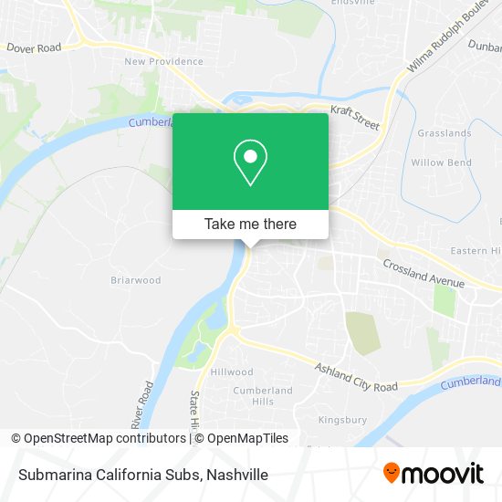 Submarina California Subs map