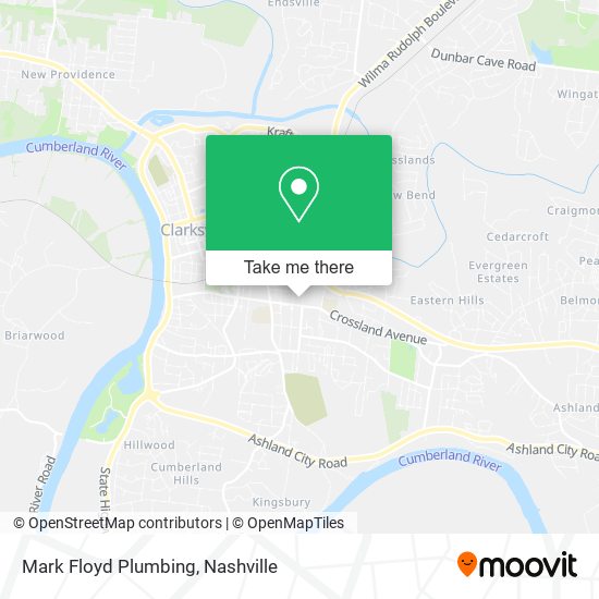Mark Floyd Plumbing map