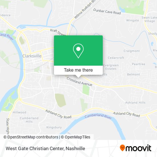 West Gate Christian Center map